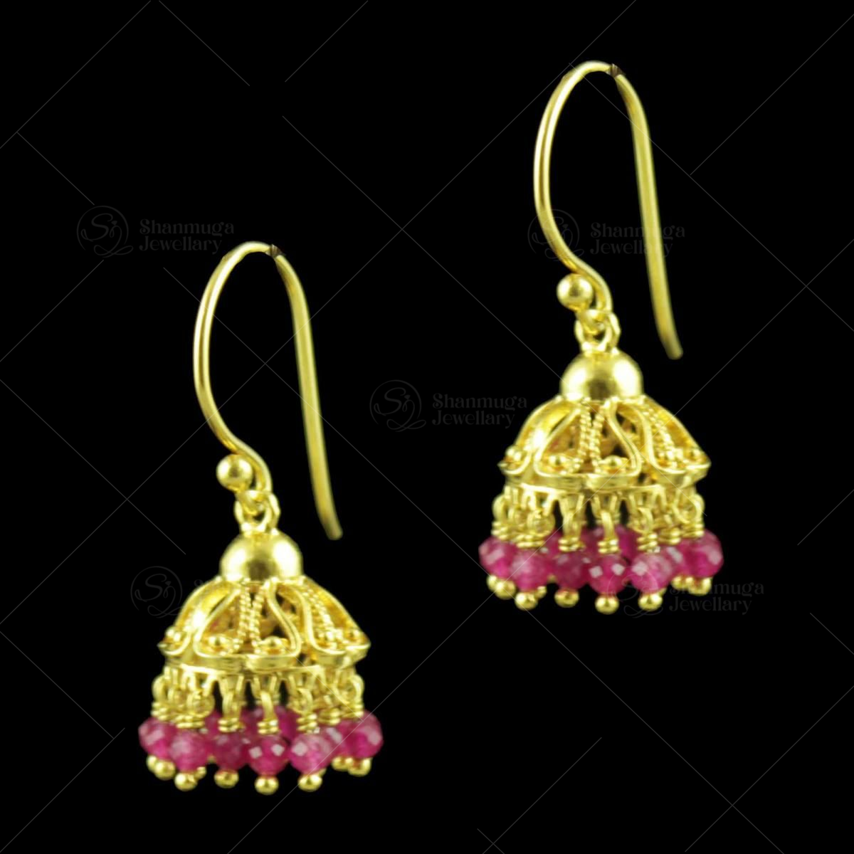 Amazon.com: Pahal Traditional Mint Green Meenakari Painted Hanging Big Gold  Jhumka Earrings Tassel Indian White Cluster Pearl Kundan Bridal Jewelry for  Women: Clothing, Shoes & Jewelry